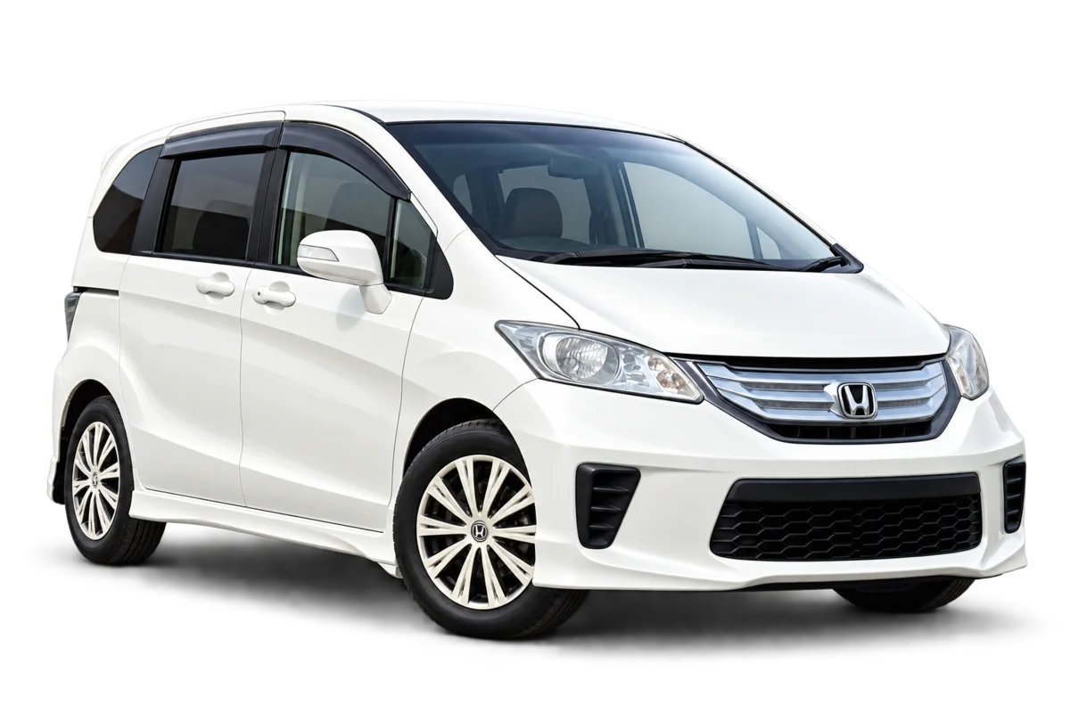 Белый Honda Freed
