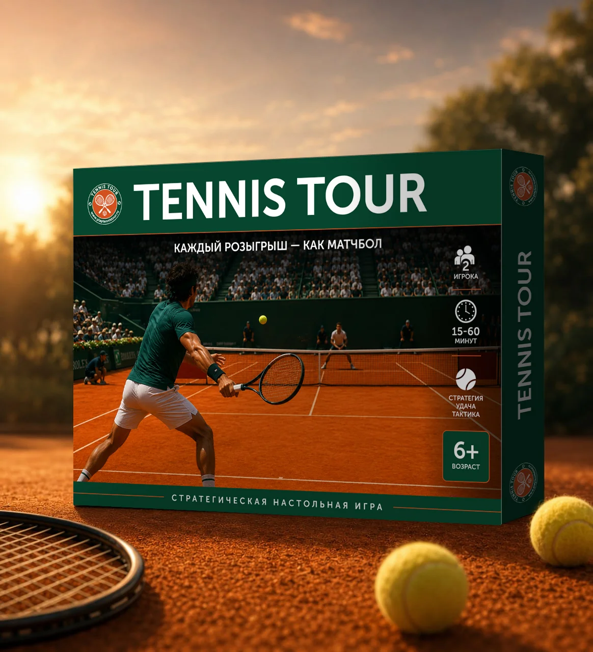 Tennis Tour — коробка настольной игры