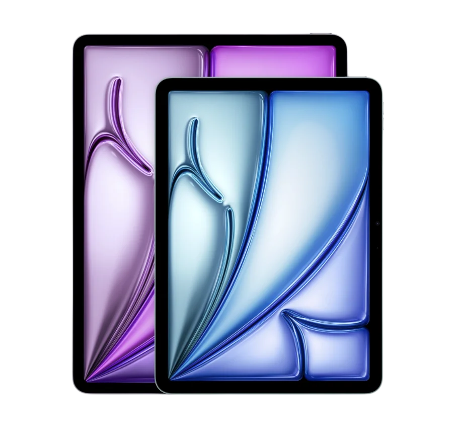 Камера iPad Air M4 крупным планом во всех цветах корпуса