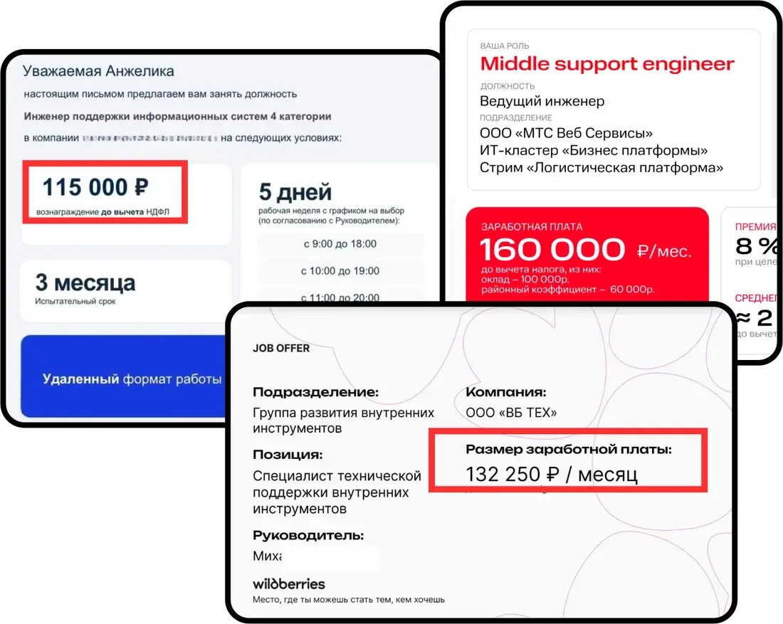 Реальные офферы