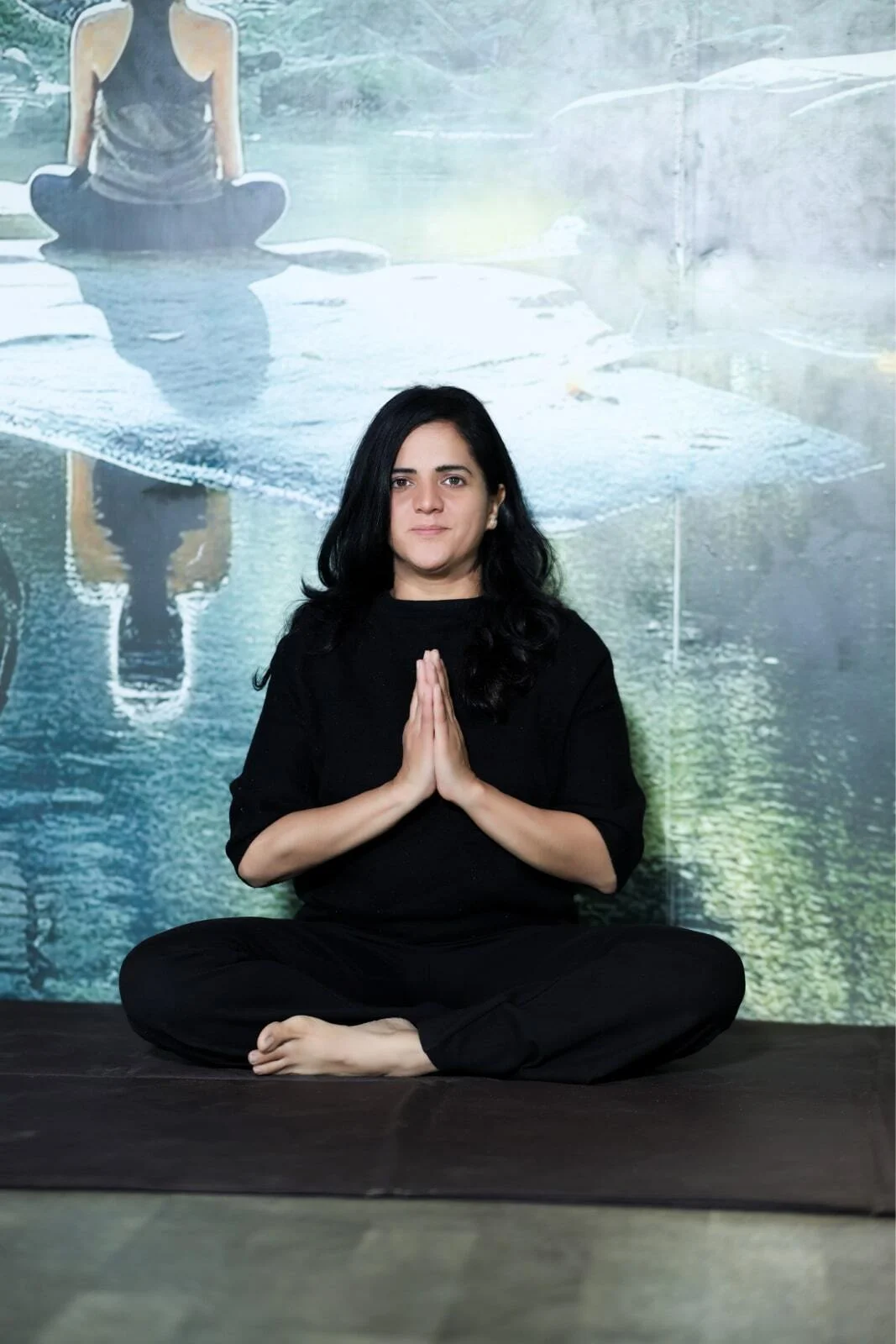 Yoga therapy session