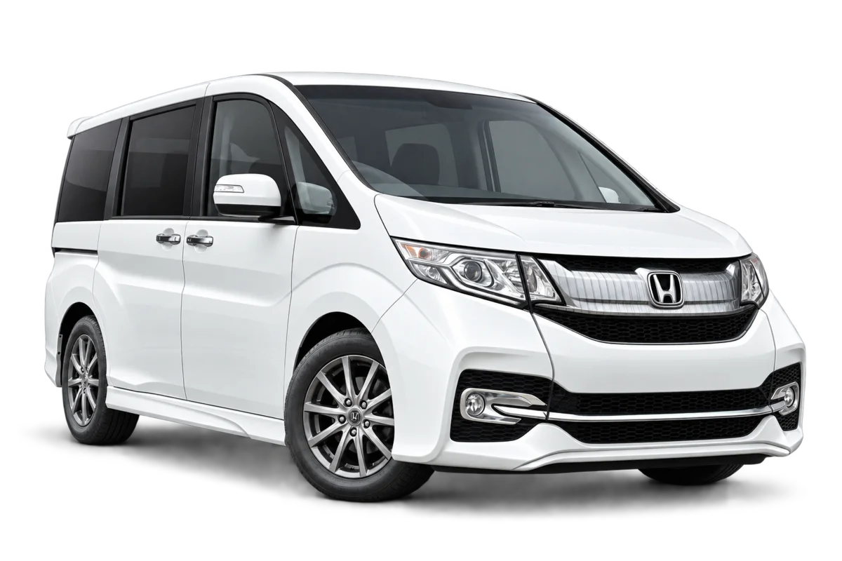 Белый Honda Stepwgn