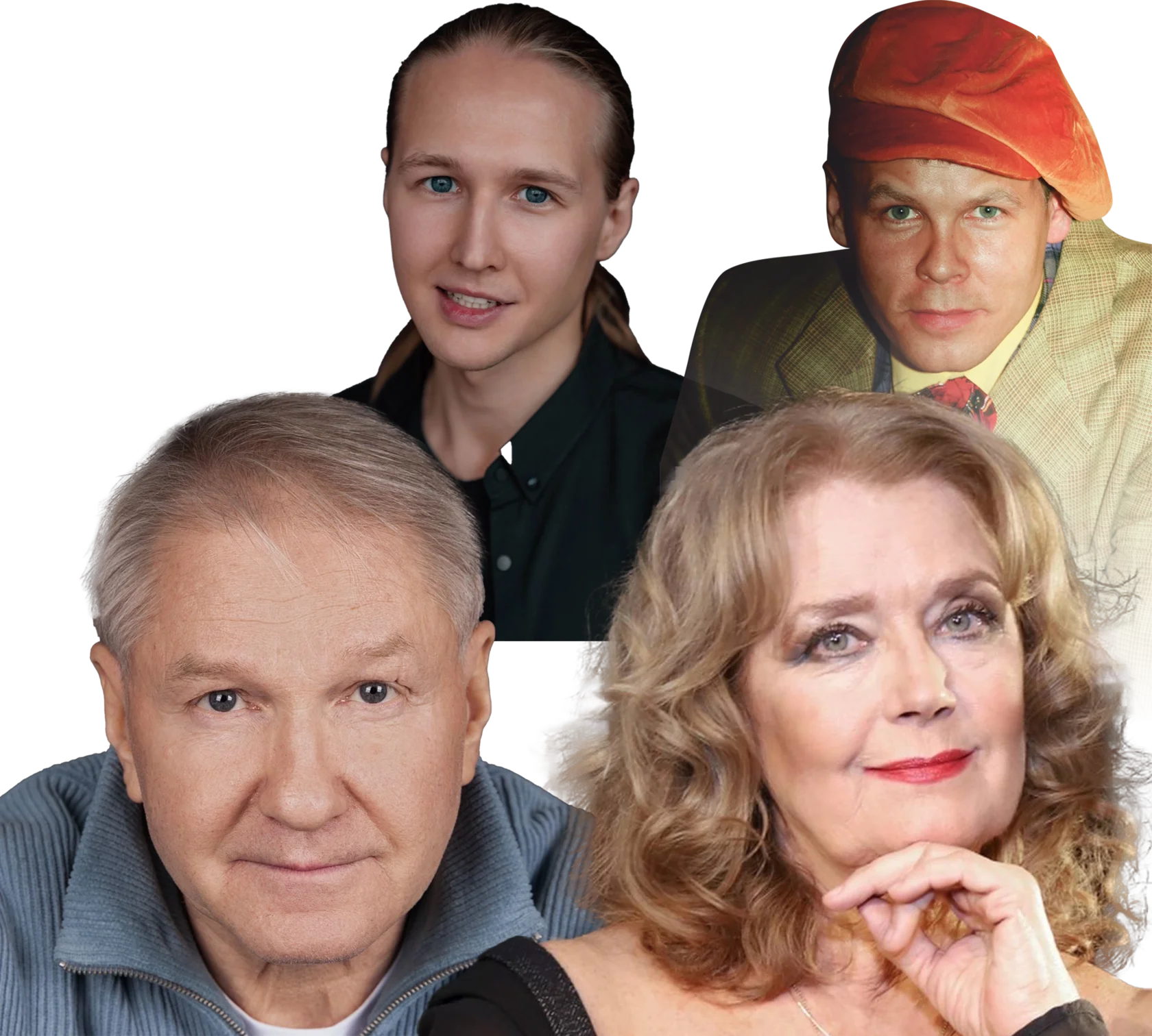 Ирина Алфёрова, Игорь Бочкин, Илья Соколовский и Денис Мошкин