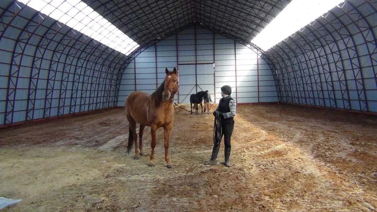 Каркасный ангар