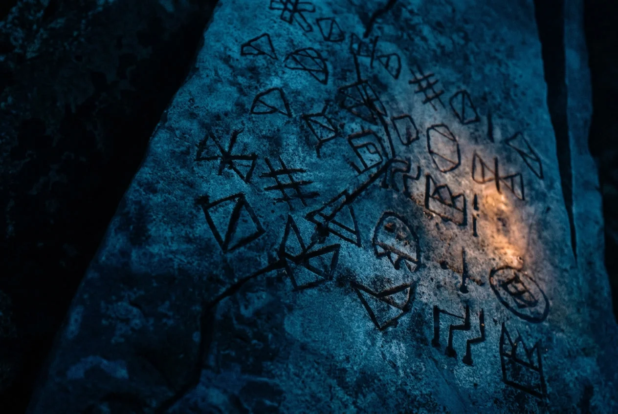 Саркофаг с иероглифами