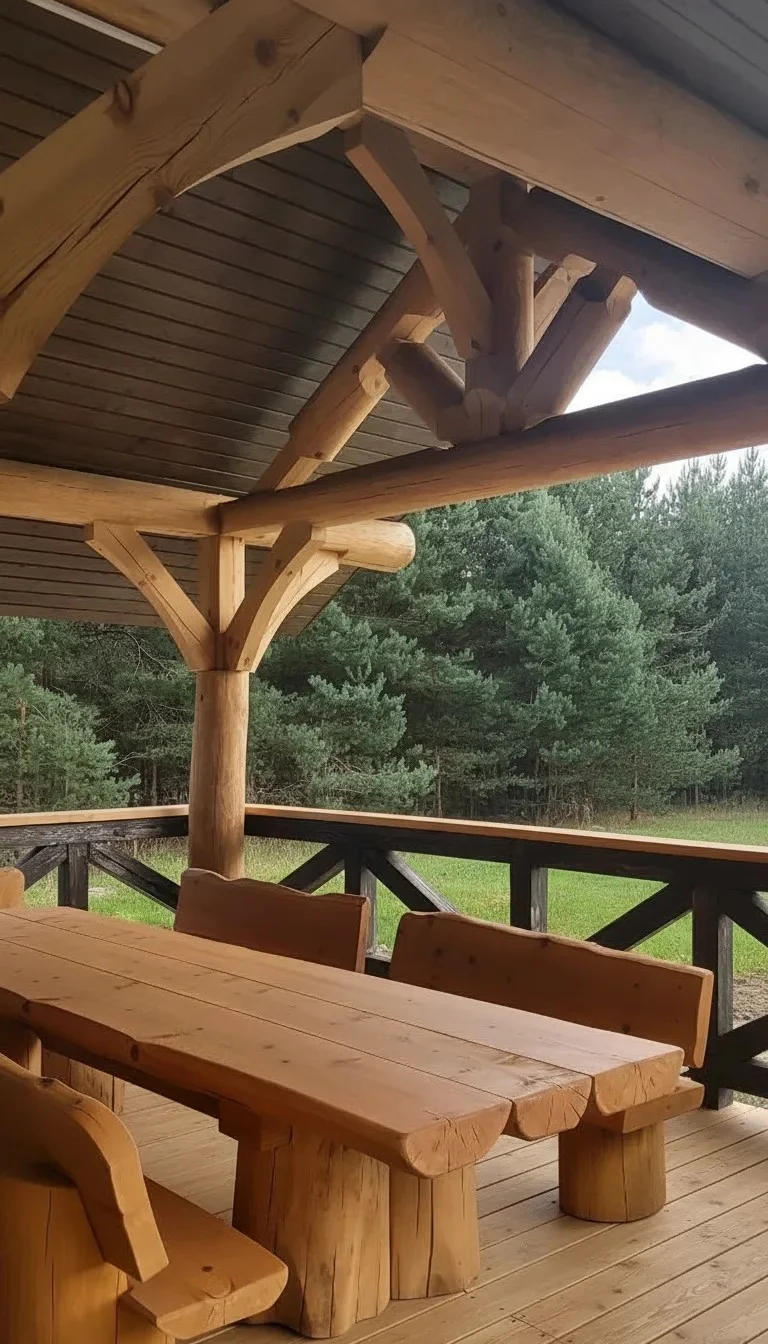 Ручная рубка сруба Log Wood