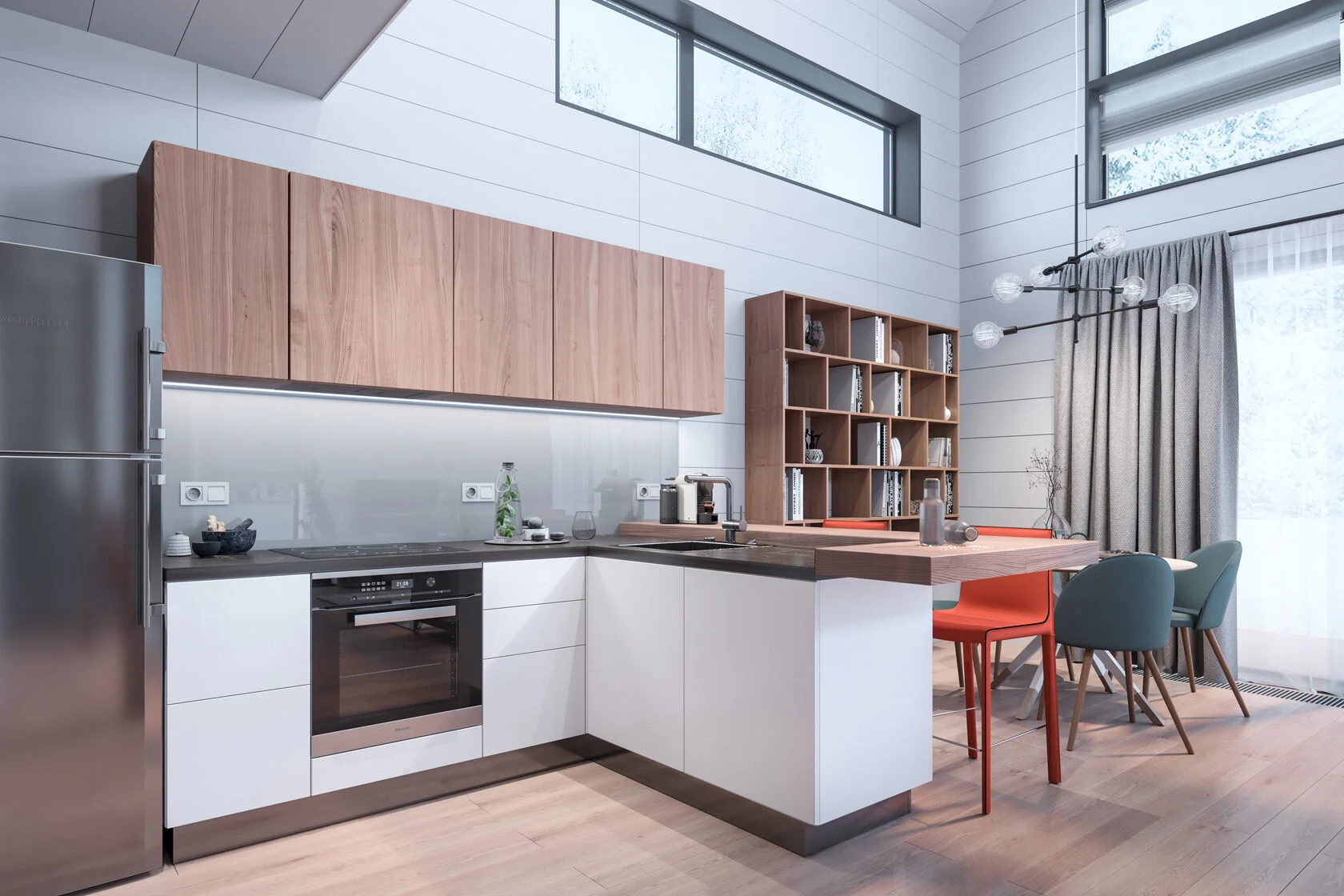 Спальня на мансарде