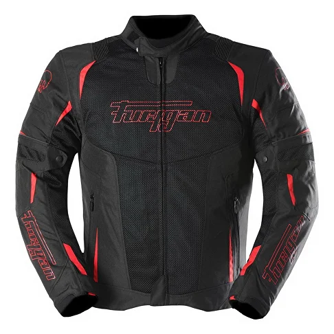 Универсальная мотокуртка FURYGAN UltraSpark 3-in-1 Black/Red — можно померить с защитой