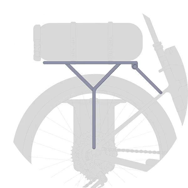 Protostudia Titanium bike racks and bags