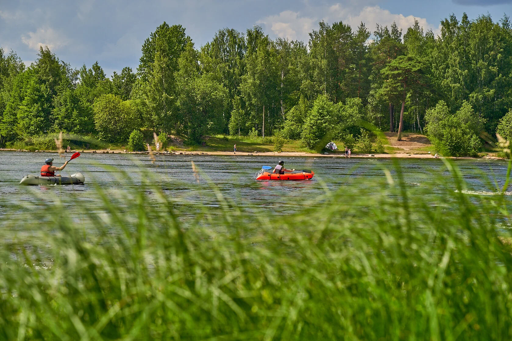 Рафтинг на порогах