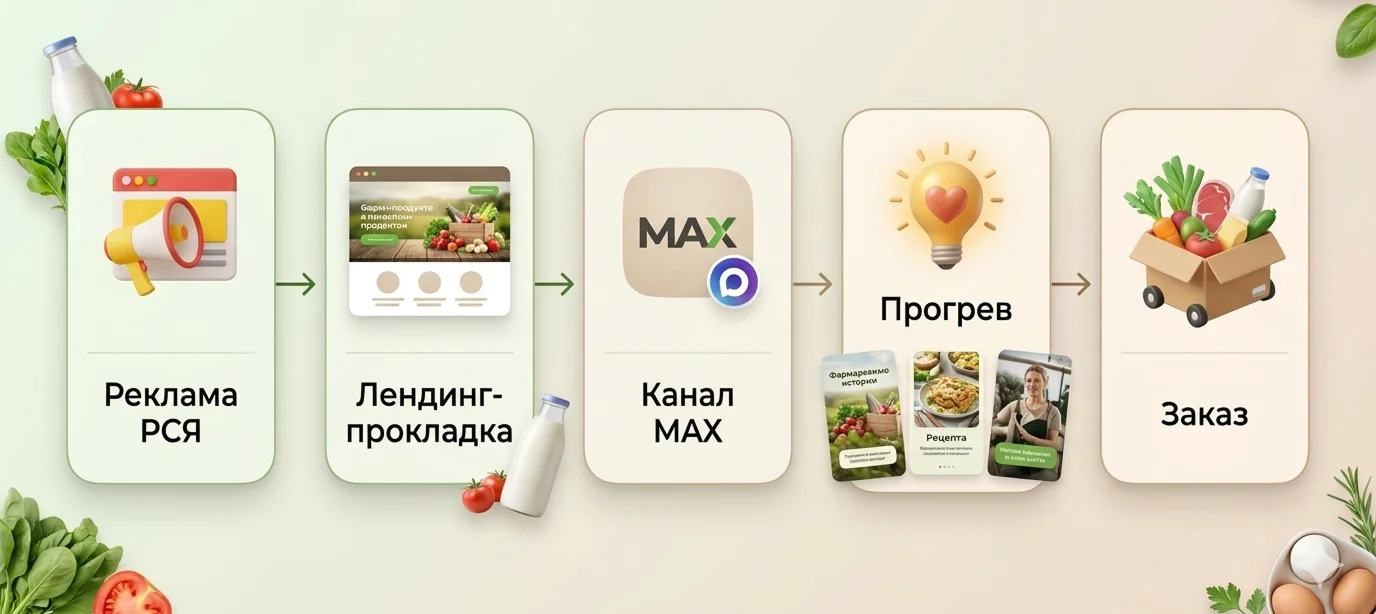 Схема воронки продаж