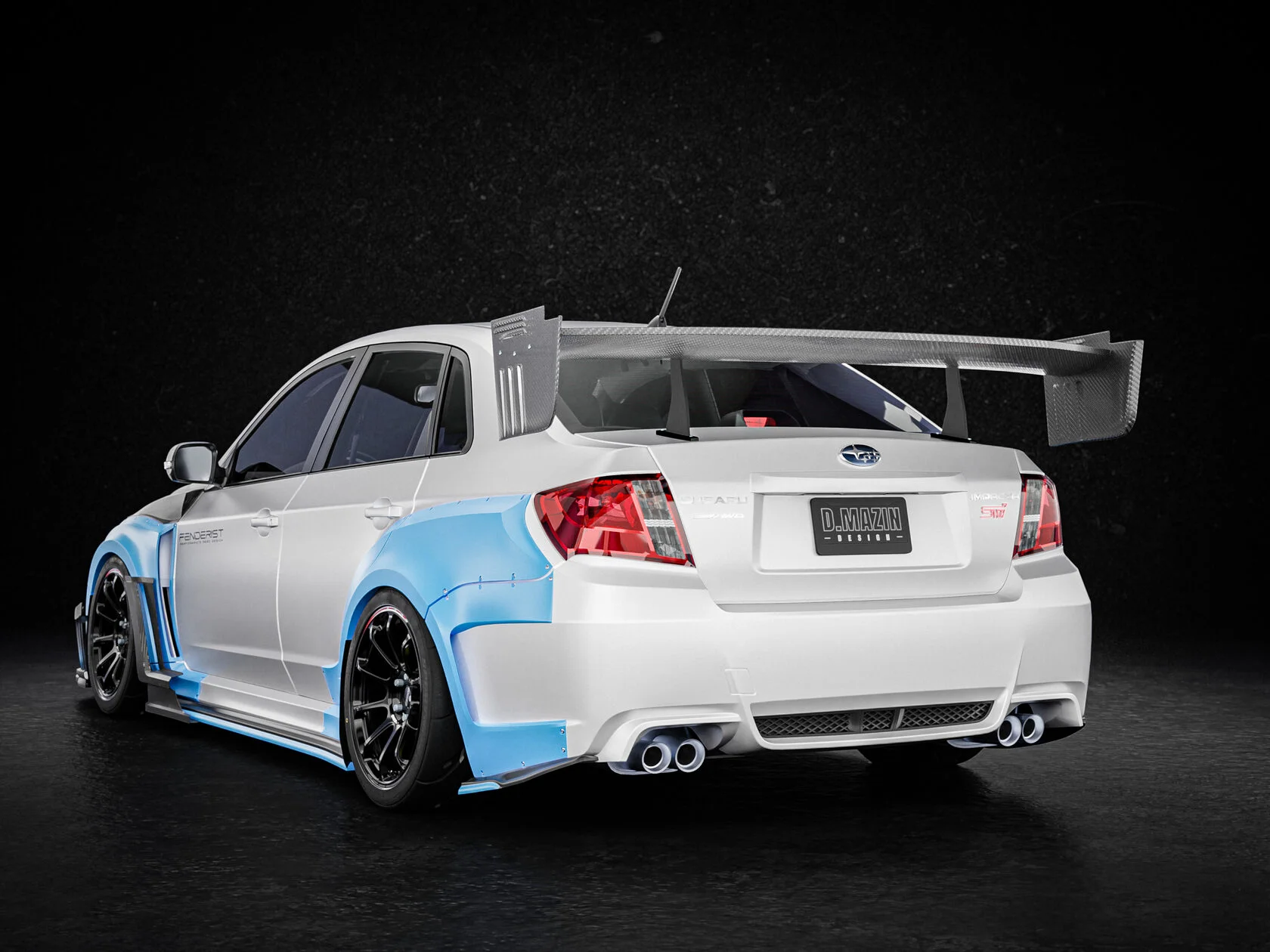 2011 wrx deals wide body kit