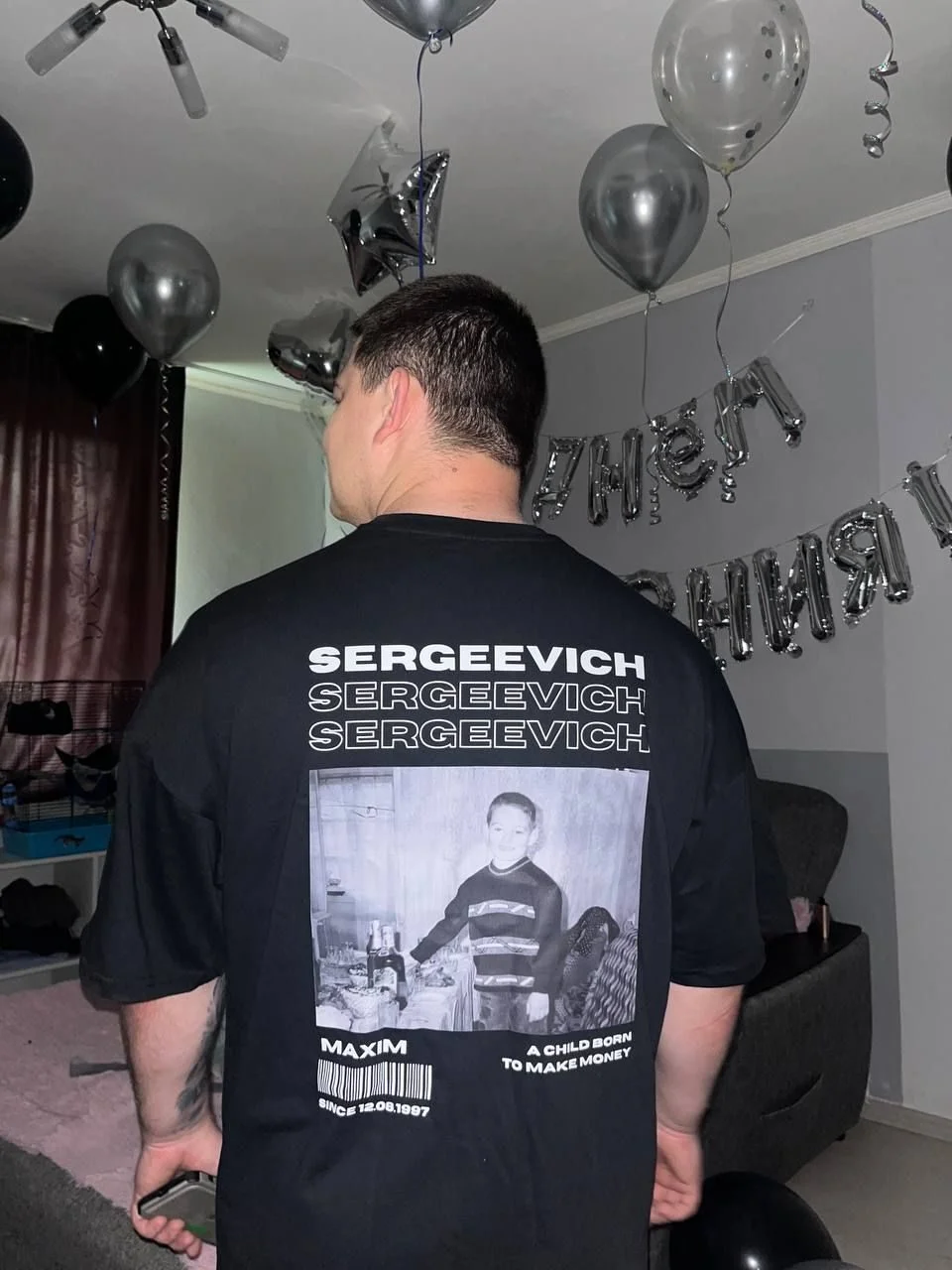 Принт с детским фото