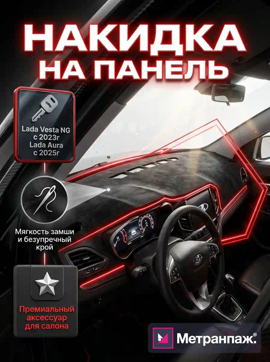 Карточка товара для маркетплейса: автомобильный видеорегистратор на панель — дизайн карточки с инфографикой о разрешении съёмки и креплении, создан в Метранпаже