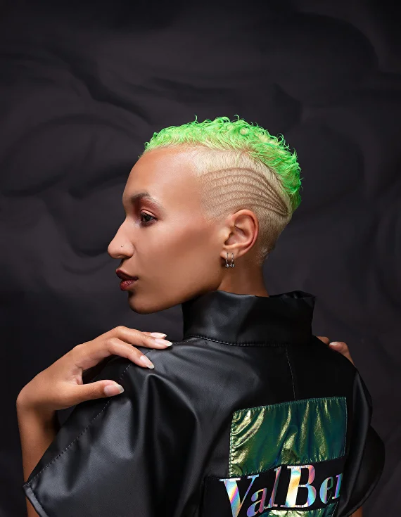 Ribbed Hair — рельефная стрижка в студии HairFcker