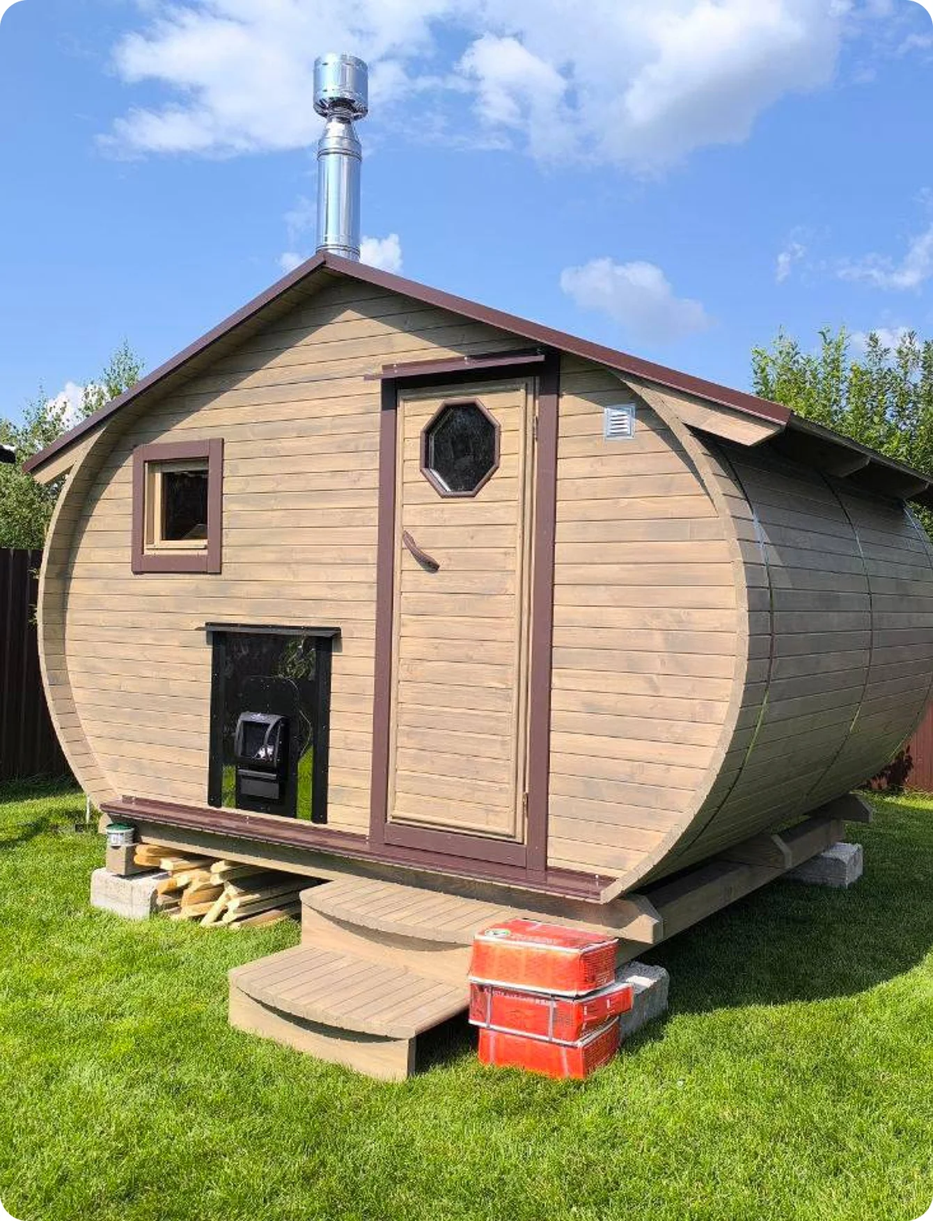 Наши бани у клиентов