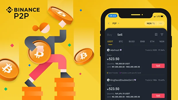 Binance P2P mobile platform