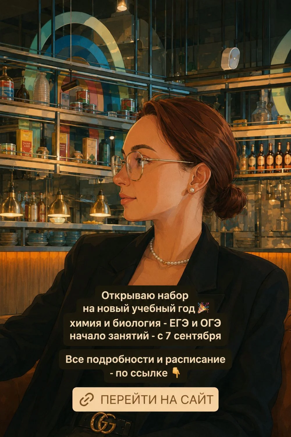 Сторис о наборе учеников