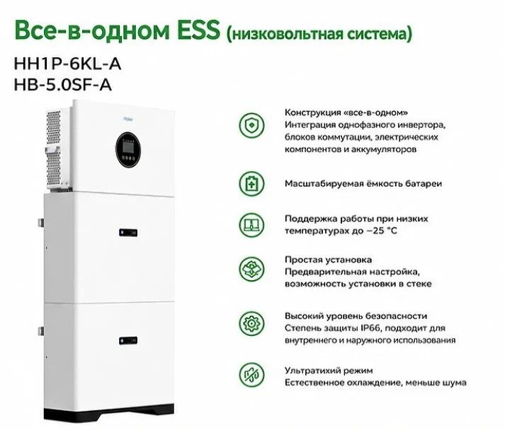 All-in-One ESS Haier Energy