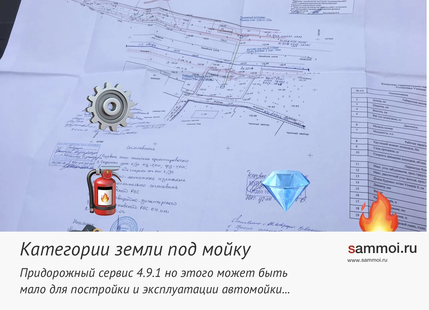 Категория земли под автомойку