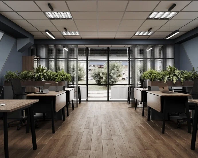 Рабочие столы для Open-space — комплексное оснащение офиса офисной мебелью оптом