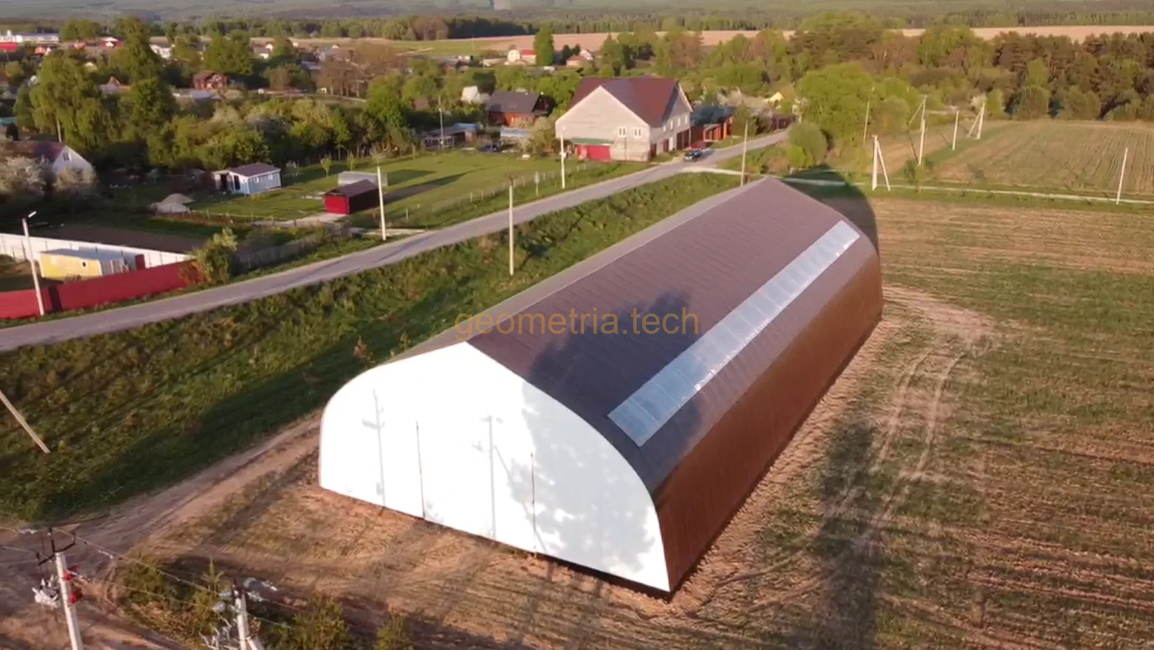 Каркасный ангар