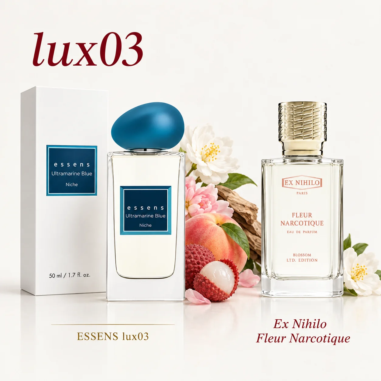 ESSENS LUX03 — аромат в стилистике EX NIHILO Fleur Narcotique