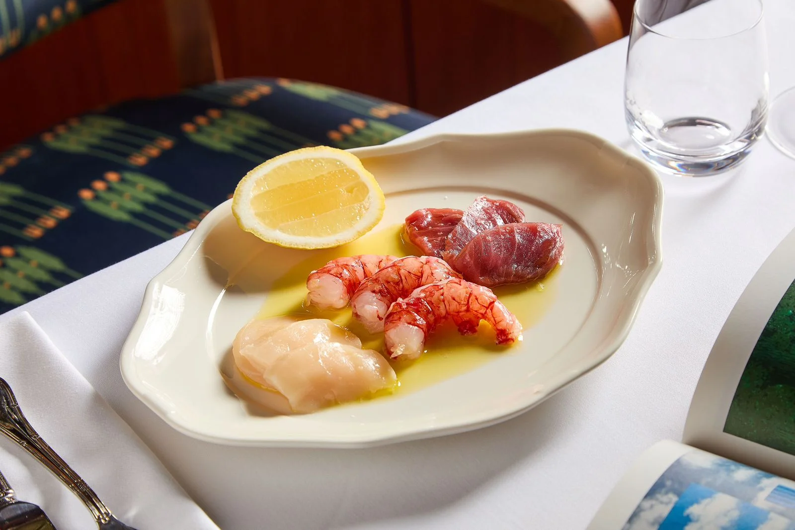 Блюдо с морепродуктами