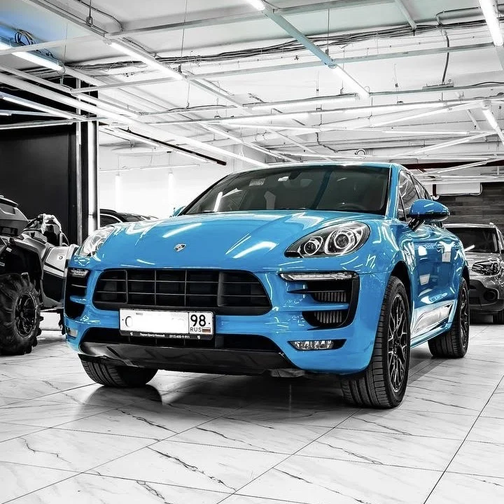 Porsche Macan после детейлинга - идеальное состояние с блеском покрытия