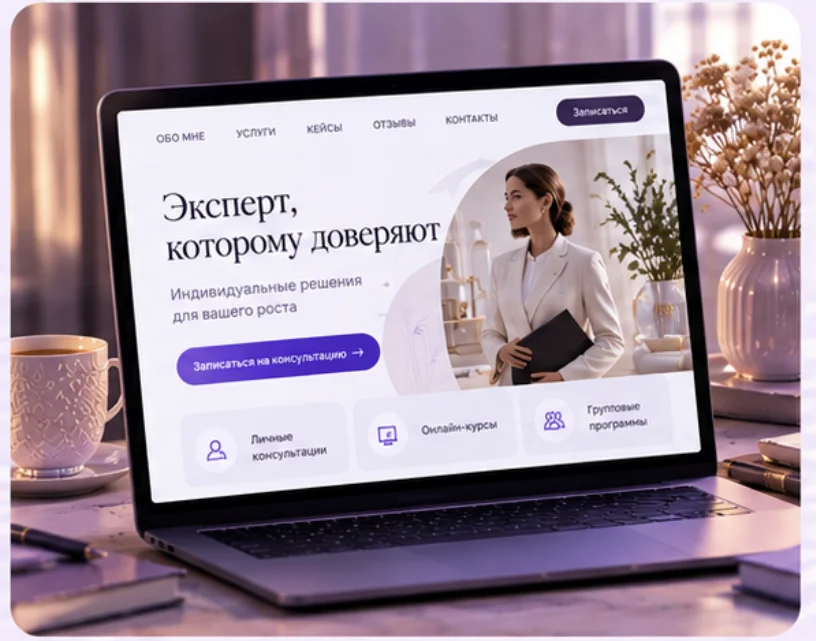 Пример сайта эксперта