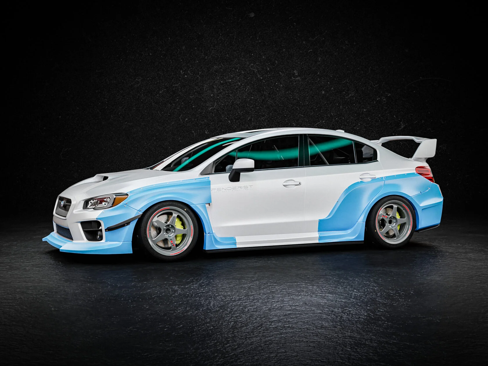 Full FENDERIST SPEC S kit / WIDE BODY KIT Subaru Impreza WRX