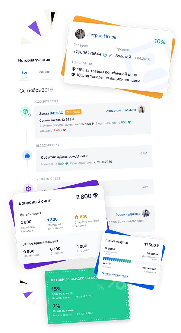 Программа лояльности для интернет-магазинов от RetailCRM
