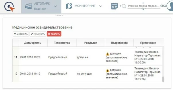 Комплекс дистанционного предрейсового медицинского осмотра - biosoft-m