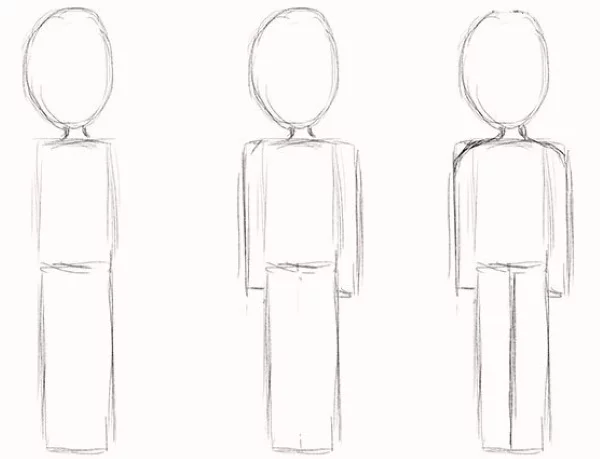 Four steps to draw cartoon xerus isolated Vector Image