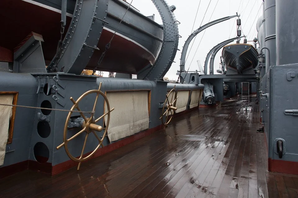 Крейсер Аврора на вечной стоянке