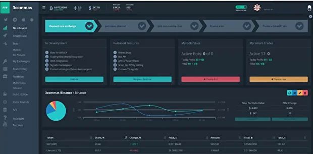 Crypto trading, cryptotrading, crypto trading platform, cryptotrading platform, crypto exchange, trading terminal, binance crypto exchange, cryptocurrency exchange, cscalp, atas platform, tigertrade, coinigy, 3commas, capico, moonbot, tradesanta, hashonline, crypto bots, best crypto bots, auto trading, automated trading, algo trading, robot trading, bot trading, algorhmic trading, zenbot, apitrade, bitsgap, revenuebot, crtyptorader bot, 3commas, capico, TradeSanta