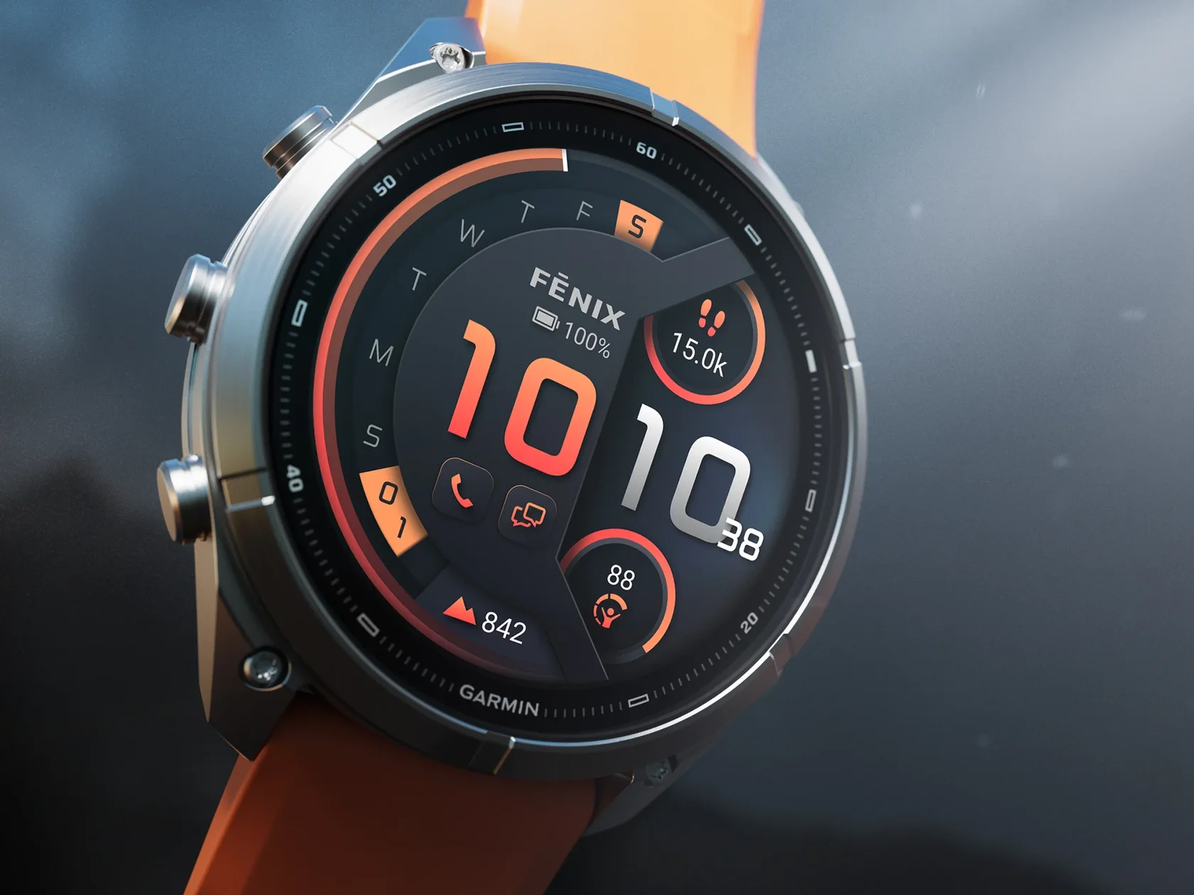крупный план часов garmin fenix 8
