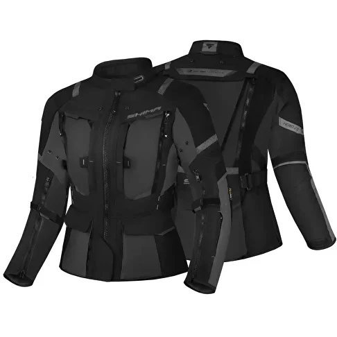 Туристическая мотокуртка SHIMA Hero 2.0 Lady Black, чёрный — примерка в магазине на Лиговском