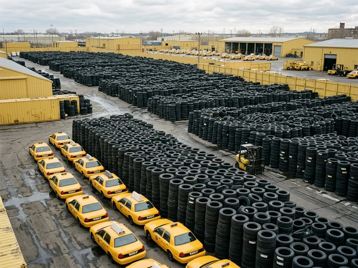 Сезонные расходы таксопарков на шины и другие операционные расходы