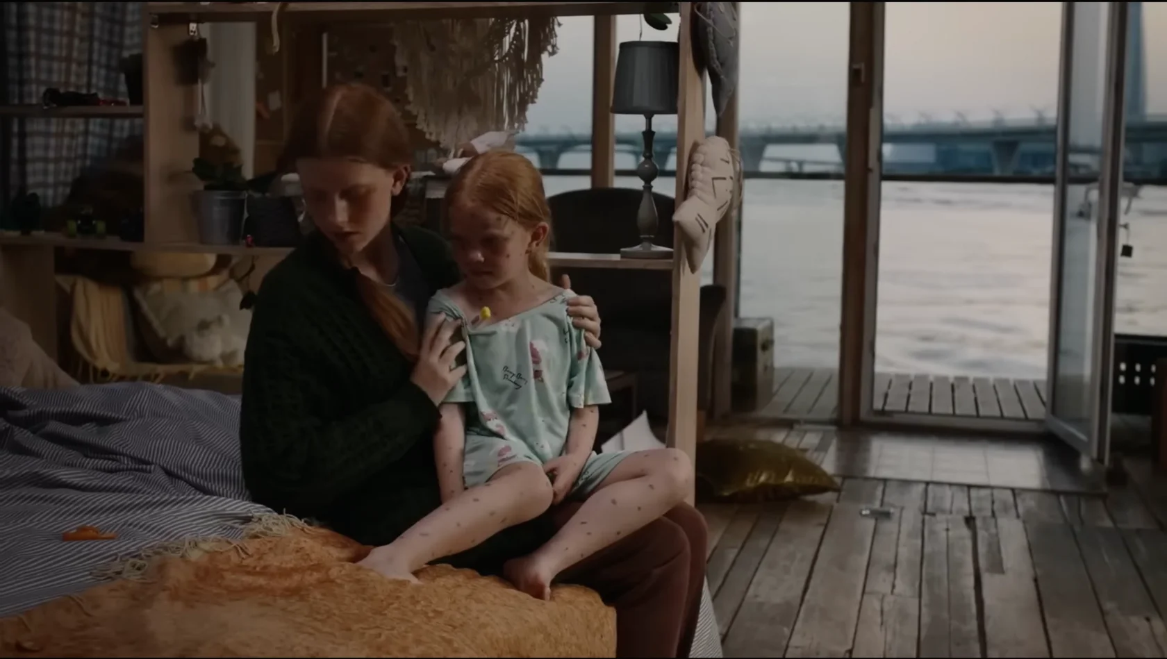 Лена с братом