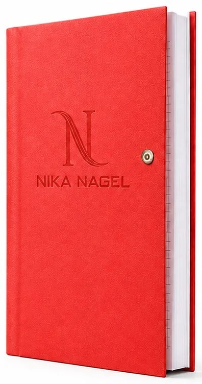 Фирменный красный ежедневник NIKA NAGEL