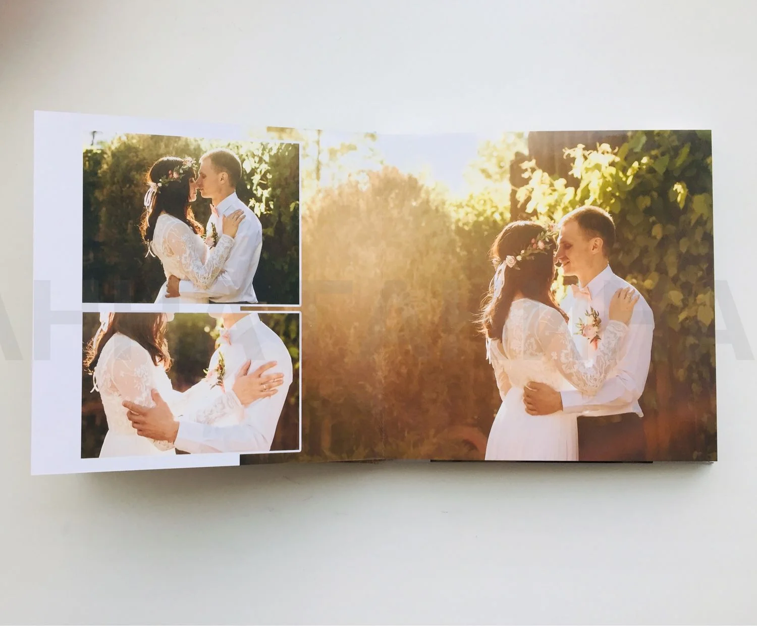 Modern wedding album design