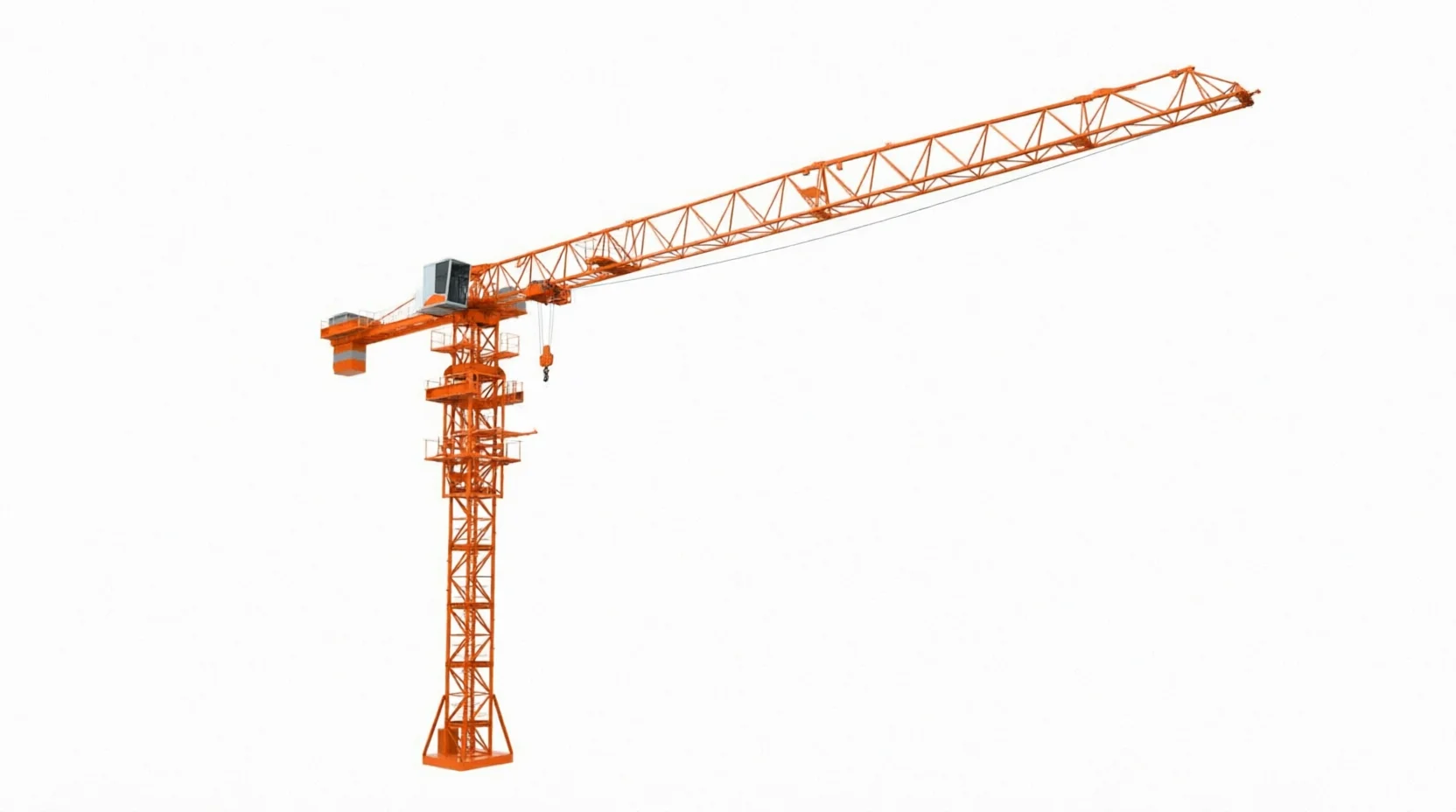 Башенный кран DAHAN QTZ100 H6013 грузоподъемностью 8 тонн