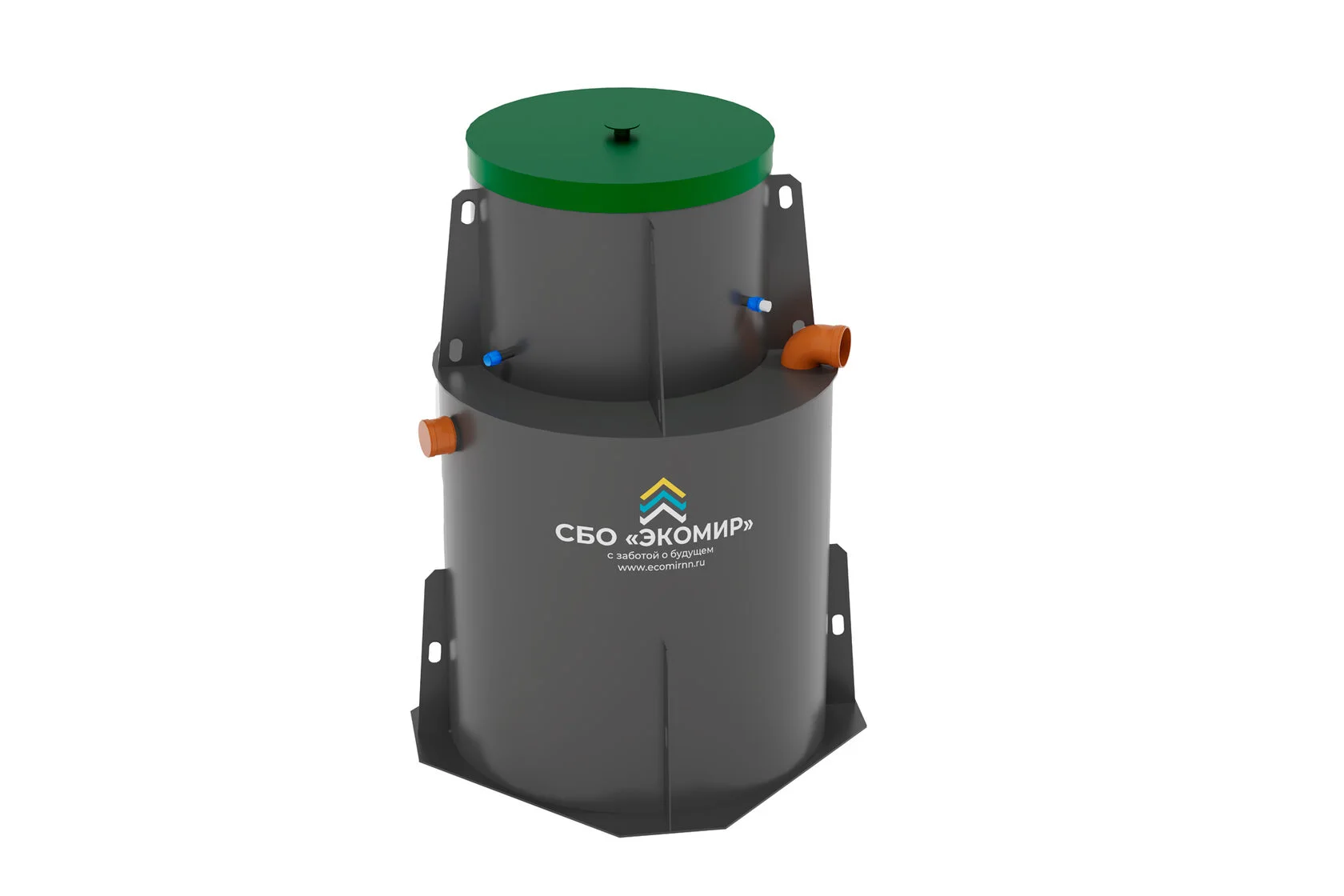 Вертикальная станция биологической очистки