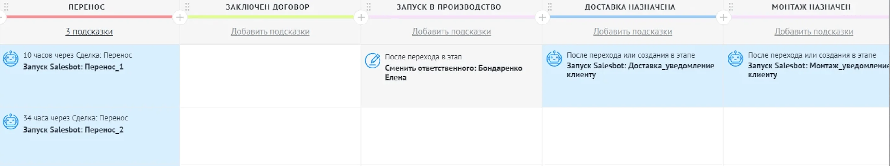 Digital Pipeline: триггеры и сценарии в amoCRM