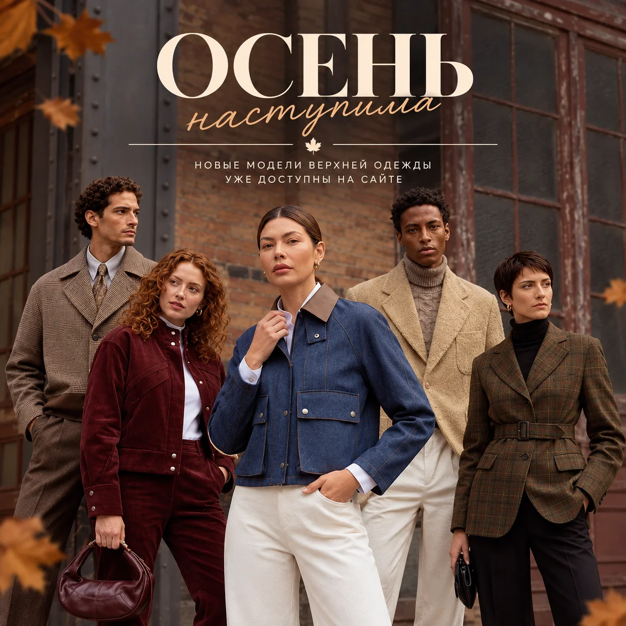 Осенняя коллекция верхней одежды