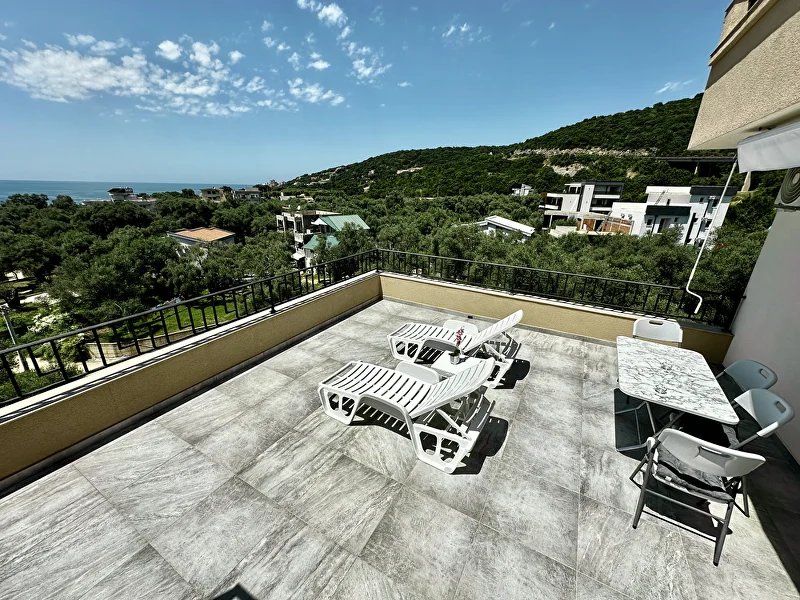 Apartman sa 1 spavaćom sobom, terasom i panoramskim pogledom na more, fotografija 2