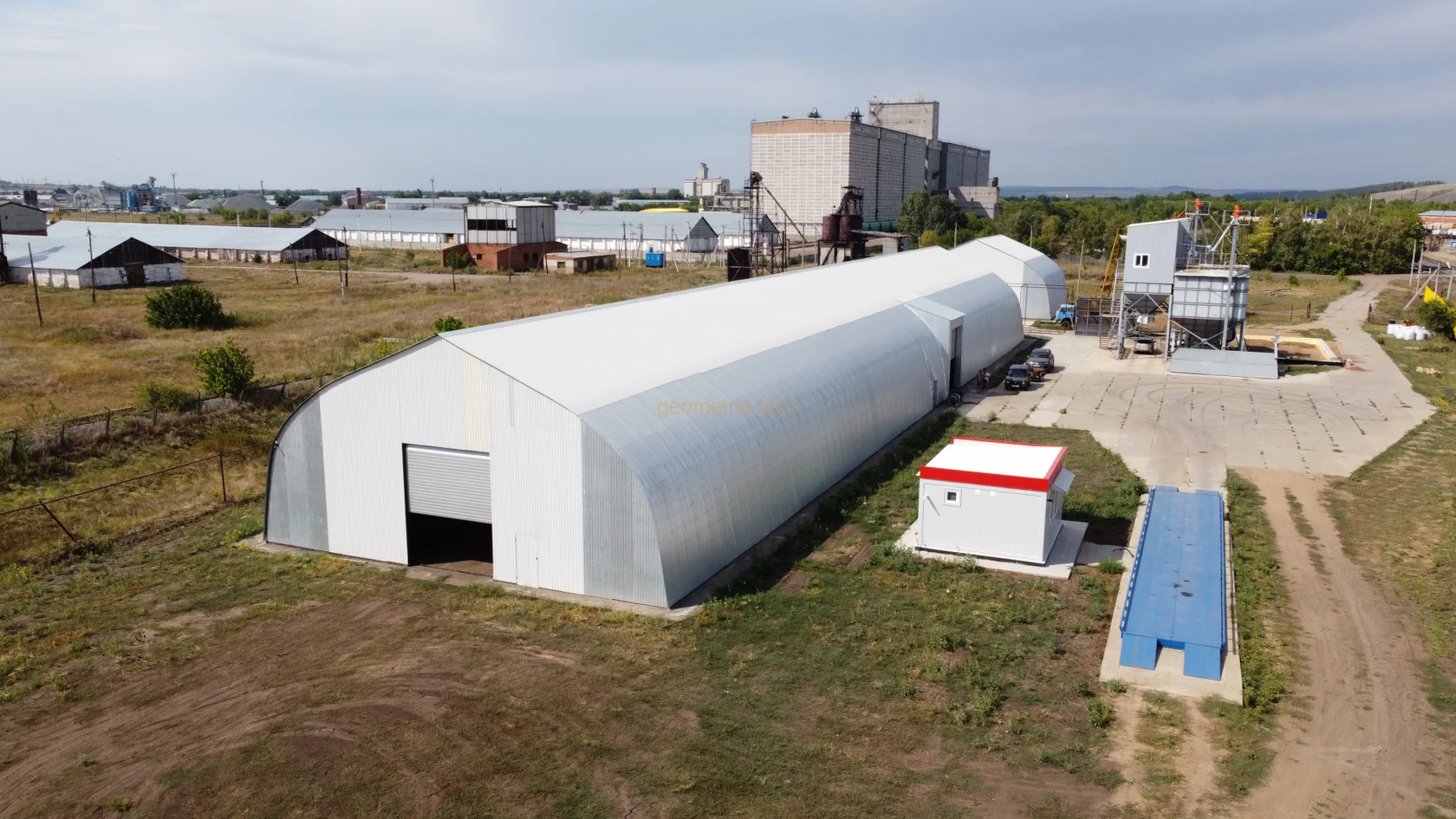 Каркасный ангар