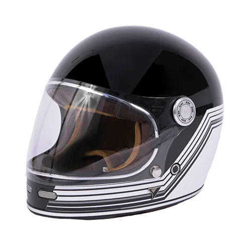 Мотошлем-интеграл BY CITY ROADSTER II 22.06 Line Black/White — в наличии в Санкт-Петербурге