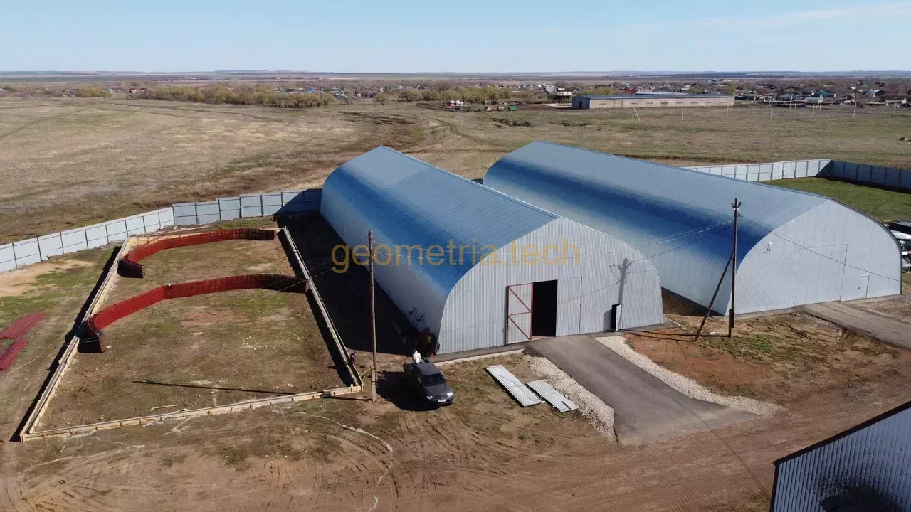 Каркасный ангар